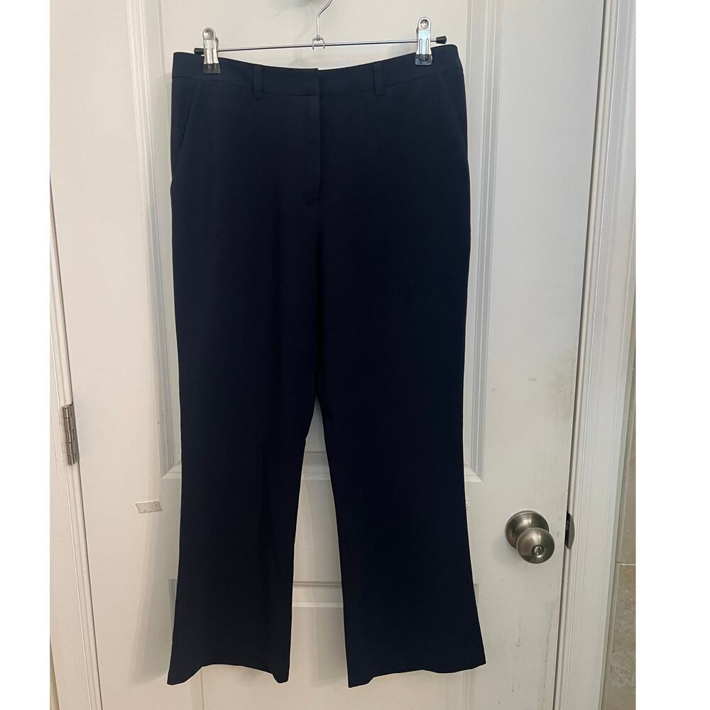 Jenni Kayne Navy Blue Cropped Trouser Pant Size 2 Old money Academia preppy chic